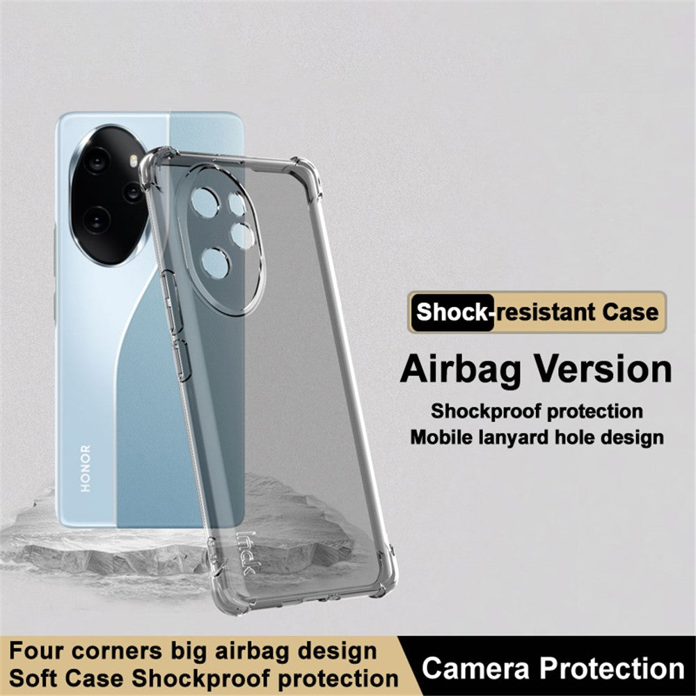 IMAK For Honor 100 Pro 5G Clear Case Anti-drop Soft TPU Phone Back Cover