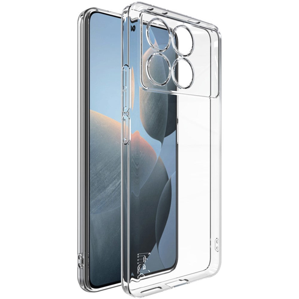 IMAK UX-5 Series for Xiaomi Redmi K70E 5G / Poco X6 Pro 5G Slim Case TPU Clear Phone Cover