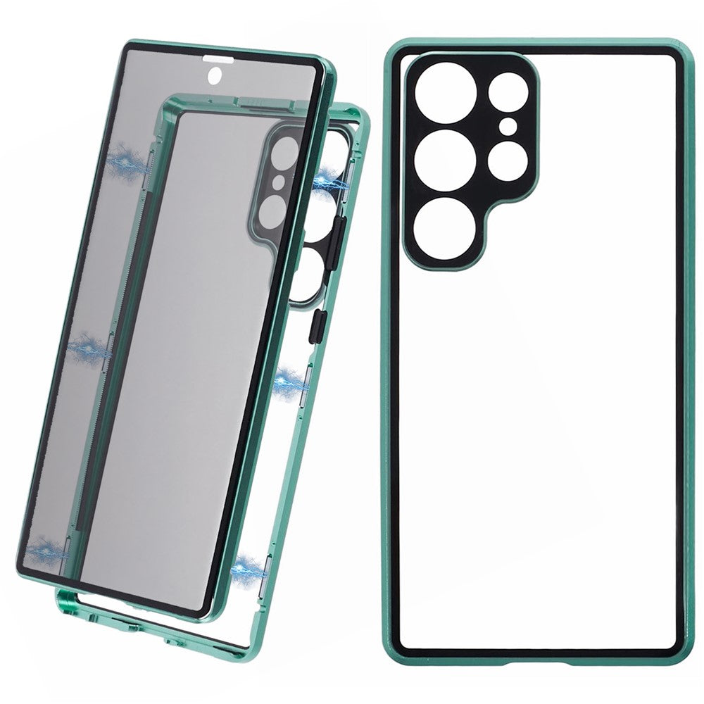Galaxy S23 Ultra Anti-Spy-Hülle mit gehärtetem Glas
