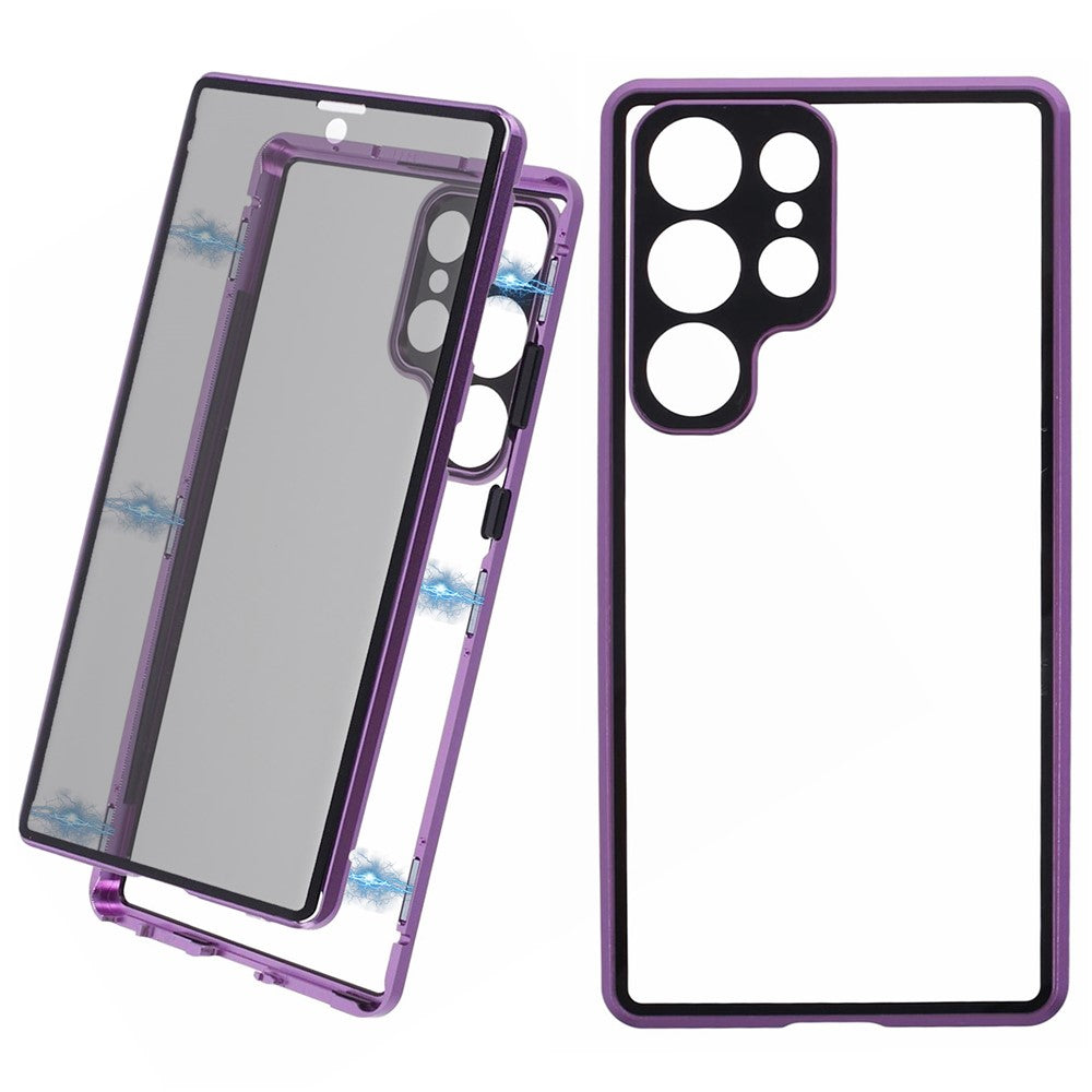 Galaxy S23 Ultra Anti-Spy-Hülle mit gehärtetem Glas