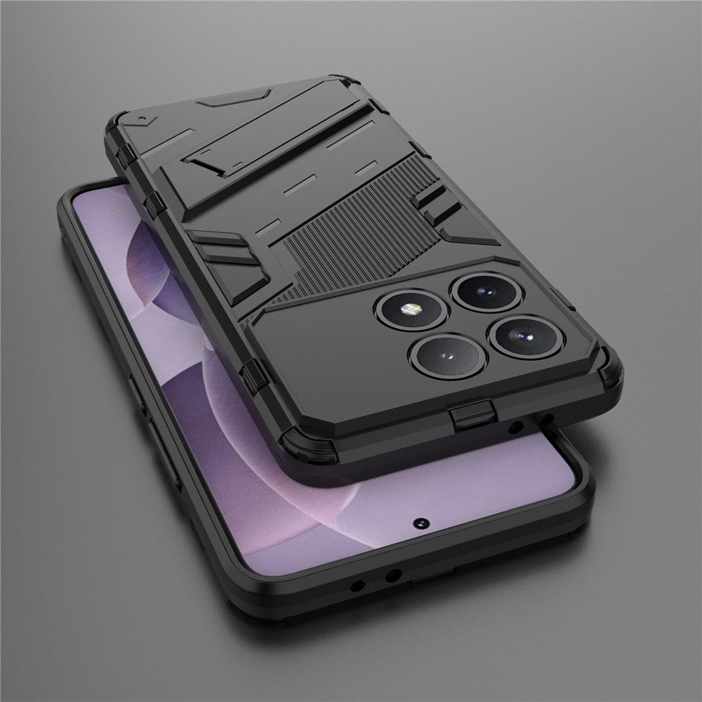 For Xiaomi Poco F6 Pro 5G / Redmi K70 5G / K70 Pro 5G Case TPU+PC Phone Cover Built-In Kickstand