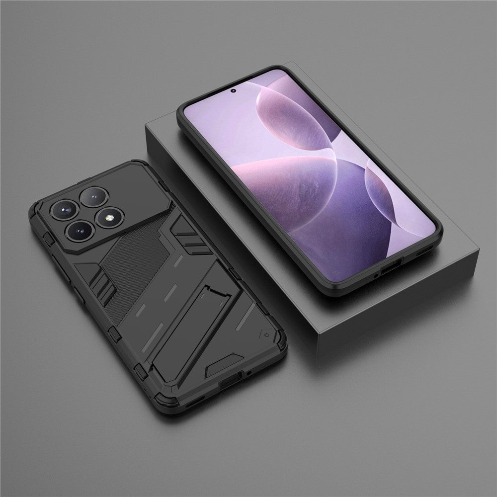 For Xiaomi Poco F6 Pro 5G / Redmi K70 5G / K70 Pro 5G Case TPU+PC Phone Cover Built-In Kickstand