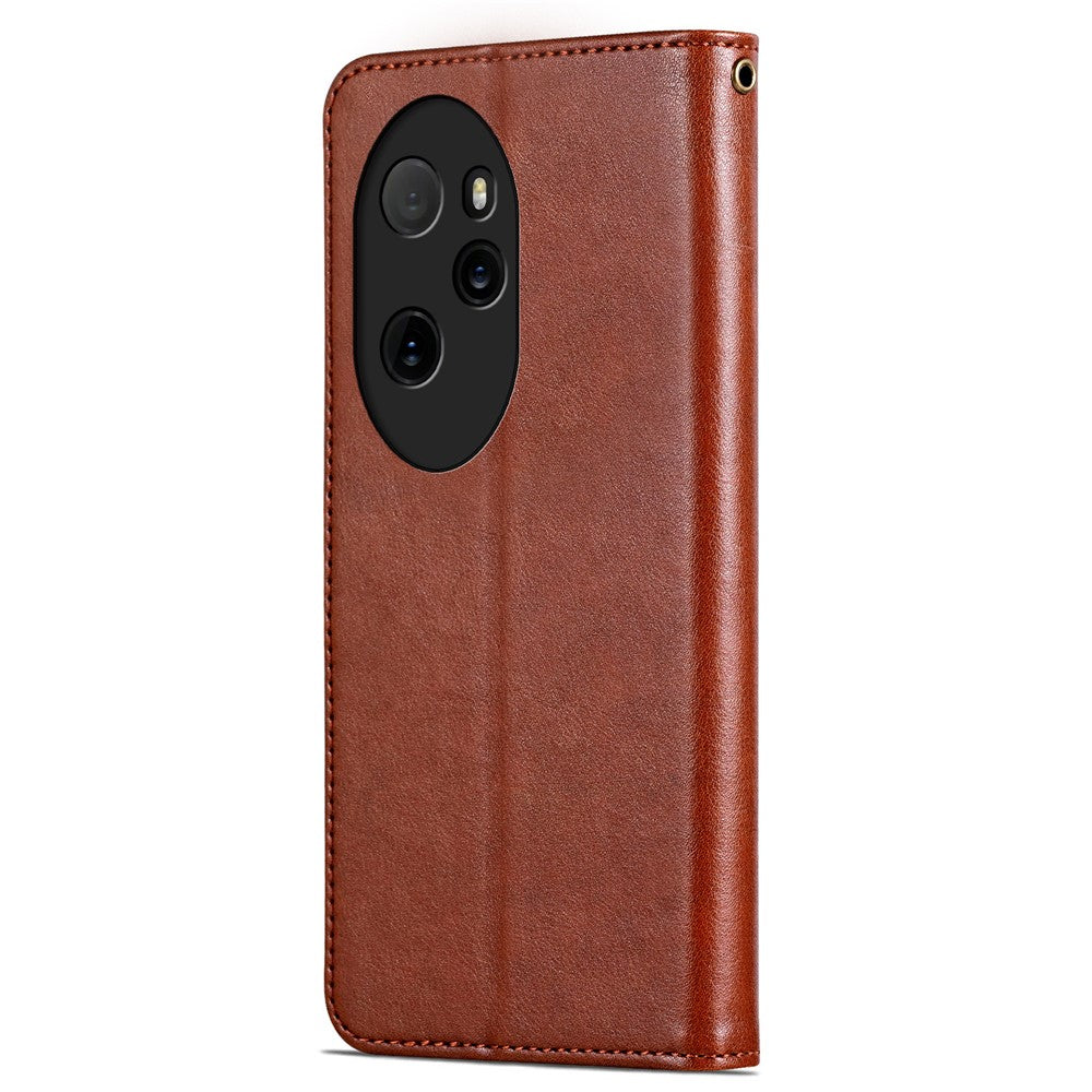 AZNS For Honor 100 Pro 5G Leather Case Sheepskin Texture Wallet Phone Cover