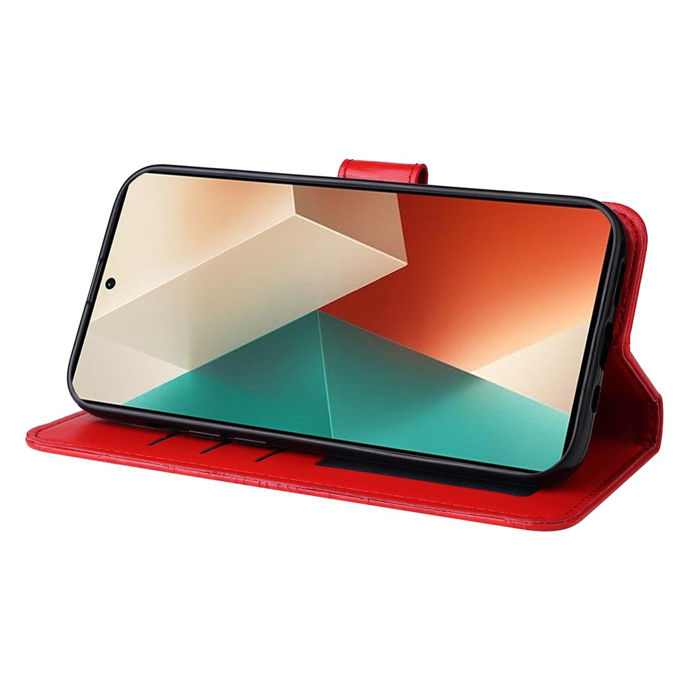 For Xiaomi Redmi Note 13 5G Case Sunflower Pattern Leather Phone Wallet Stand Cover