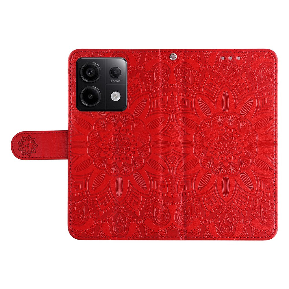 For Xiaomi Redmi Note 13 Pro 5G / Poco X6 5G Wallet Case with Strap Leather Phone Cover Stand
