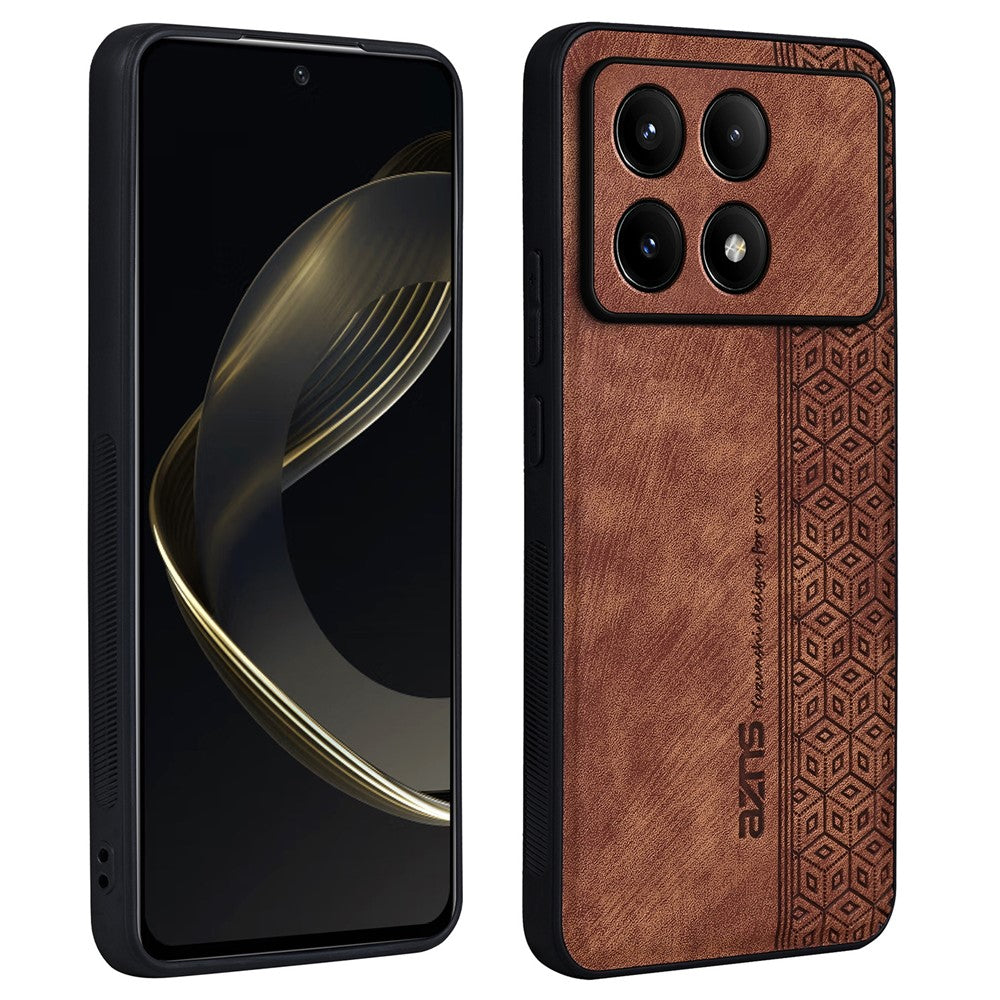 AZNS For Xiaomi Poco F6 Pro 5G / Redmi K70 5G / K70 Pro 5G Phone Case PU Leather+TPU Imprinted Cover