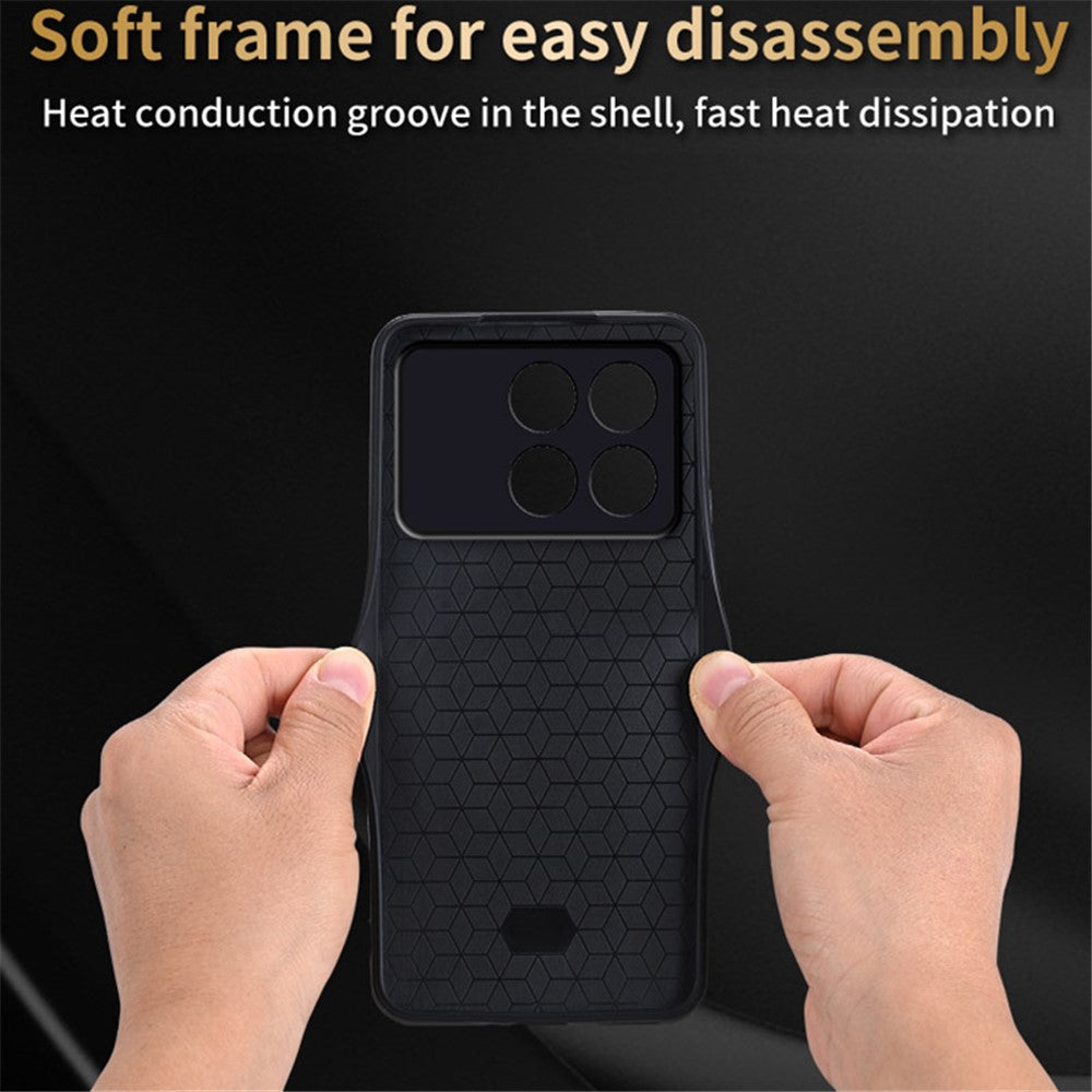 AZNS For Xiaomi Poco F6 Pro 5G / Redmi K70 5G / K70 Pro 5G Phone Case PU Leather+TPU Imprinted Cover