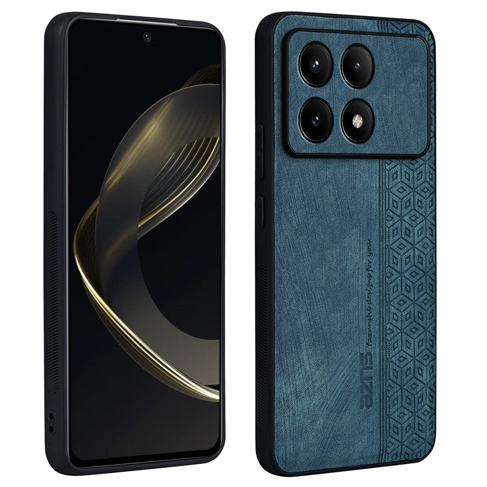 AZNS For Xiaomi Poco F6 Pro 5G / Redmi K70 5G / K70 Pro 5G Phone Case PU Leather+TPU Imprinted Cover