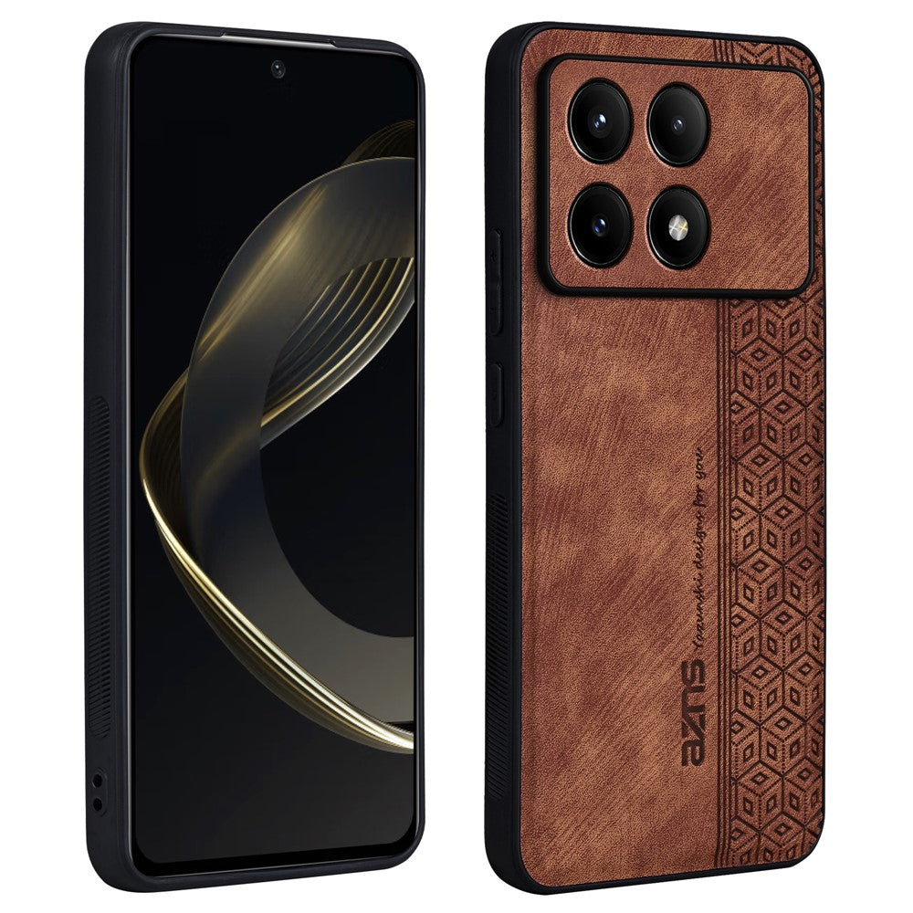AZNS For Xiaomi Redmi K70E 5G / Poco X6 Pro 5G Phone Case Stylish Imprinted Texture Cover