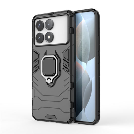 For Xiaomi Poco F6 Pro 5G / Redmi K70 5G / K70 Pro 5G Case with Ring Holder Kickstand Shockproof Phone Cover