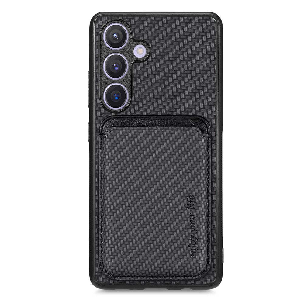 Galaxy S24 Schutzhülle – Magnetische abnehmbare Kartenhalter-Rückseite