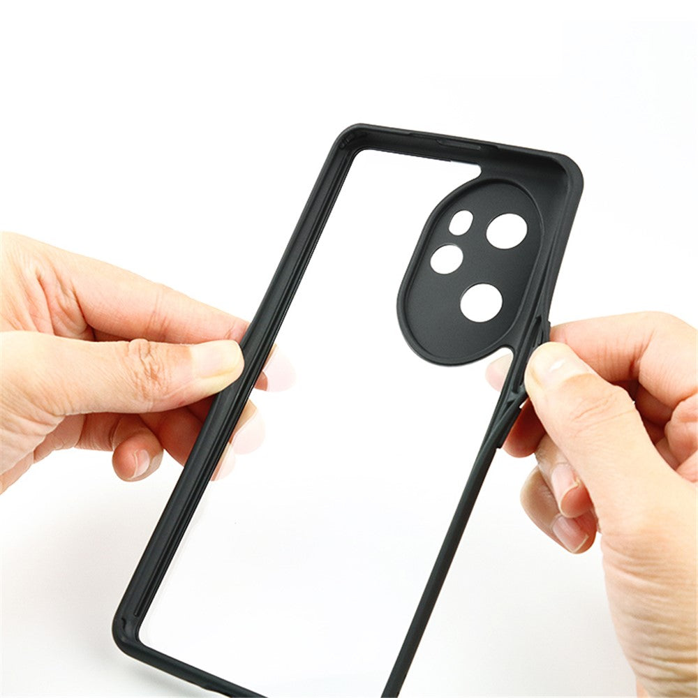 For Honor 100 Pro 5G Phone Case TPU + PC Transparent Phone Cover