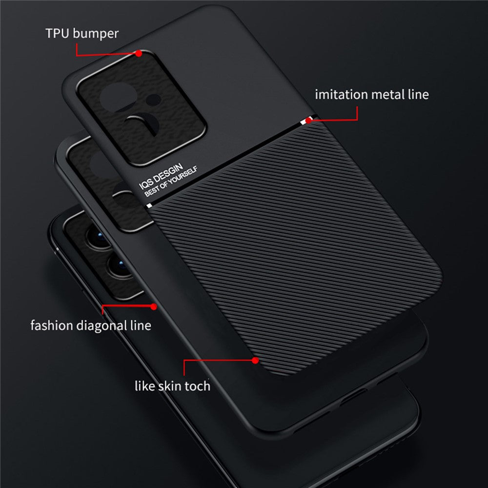For Honor 100 5G Case Mobile Phone Back Cover with Magnetic Holder Metal Sheet