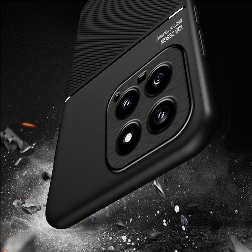 For Xiaomi 14 Case Fall Proof Mobile Phone Cover with Magnetic Holder Metal Sheet