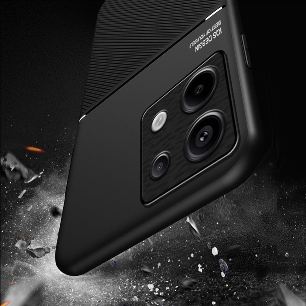 For Xiaomi Redmi Note 13 Pro 5G / Poco X6 5G Back Case Phone Cover with Magnetic Holder Metal Sheet