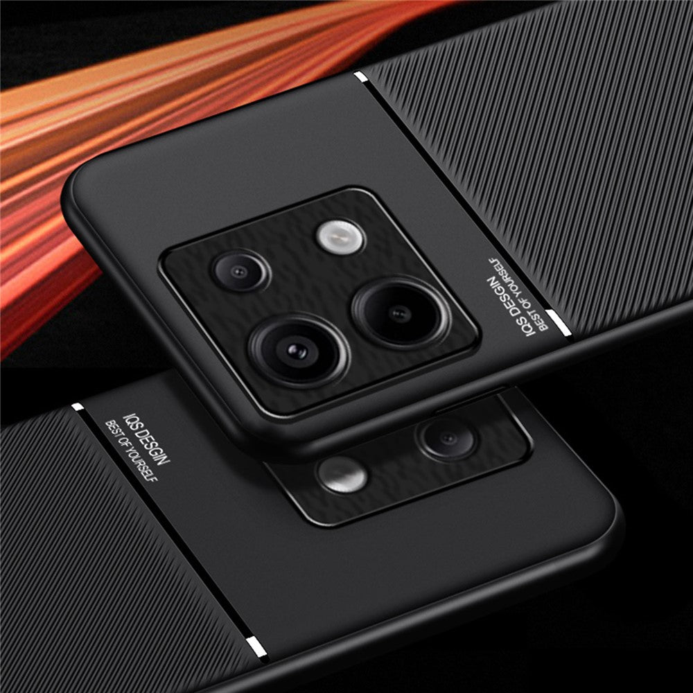 For Xiaomi Redmi Note 13 Pro 5G / Poco X6 5G Back Case Phone Cover with Magnetic Holder Metal Sheet