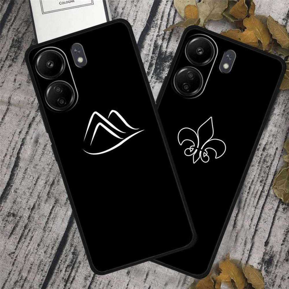 For Xiaomi Redmi 13C 4G / Poco C65 4G Phone Case TPU Back Cover Linear Pattern Printing