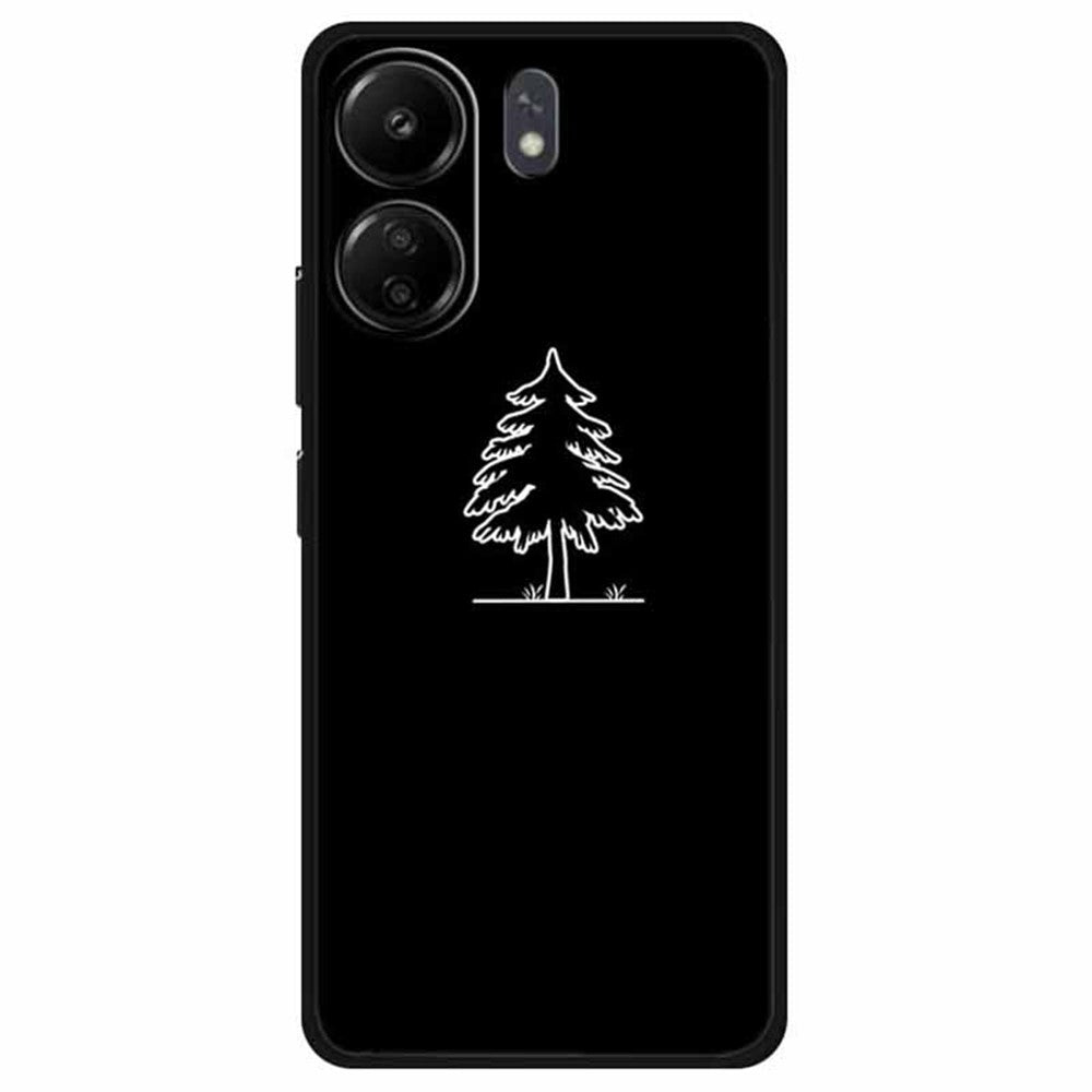 For Xiaomi Redmi 13C 4G / Poco C65 4G Phone Case TPU Back Cover Linear Pattern Printing