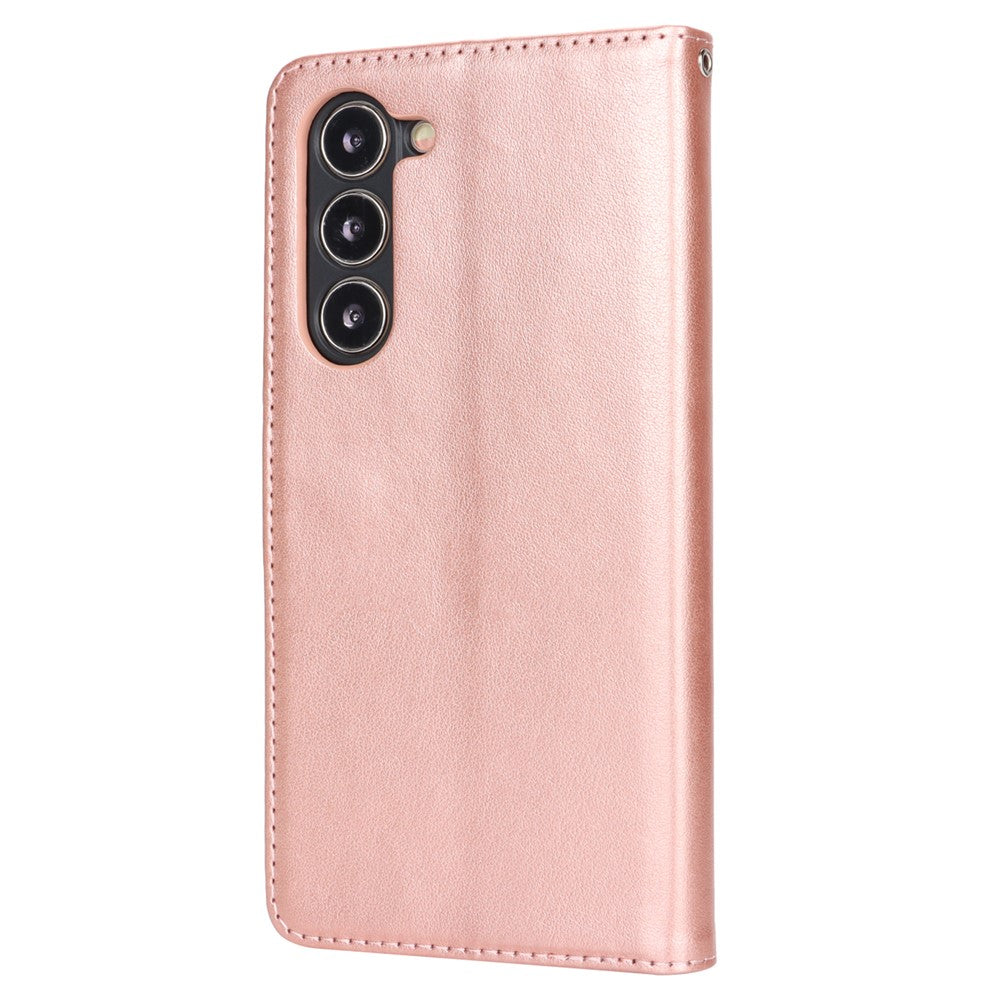 Galaxy S23 Wallet-Hülle – Mit Musterdruck, Kartenfächer & Riemen