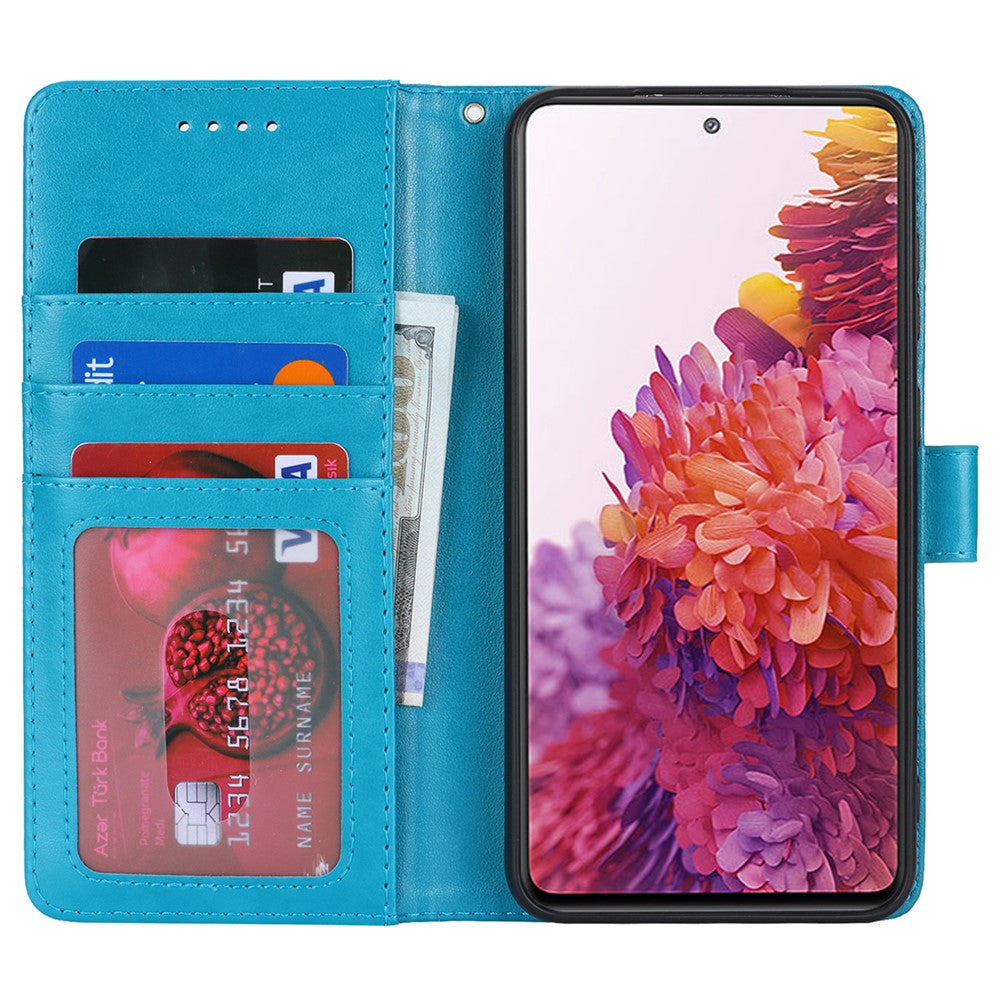 Galaxy S20 FE 4G/5G / S20 Lite / S20 FE 2022 Wallet-Hülle – Mit Musterdruck, Kartenfächer & Riemen