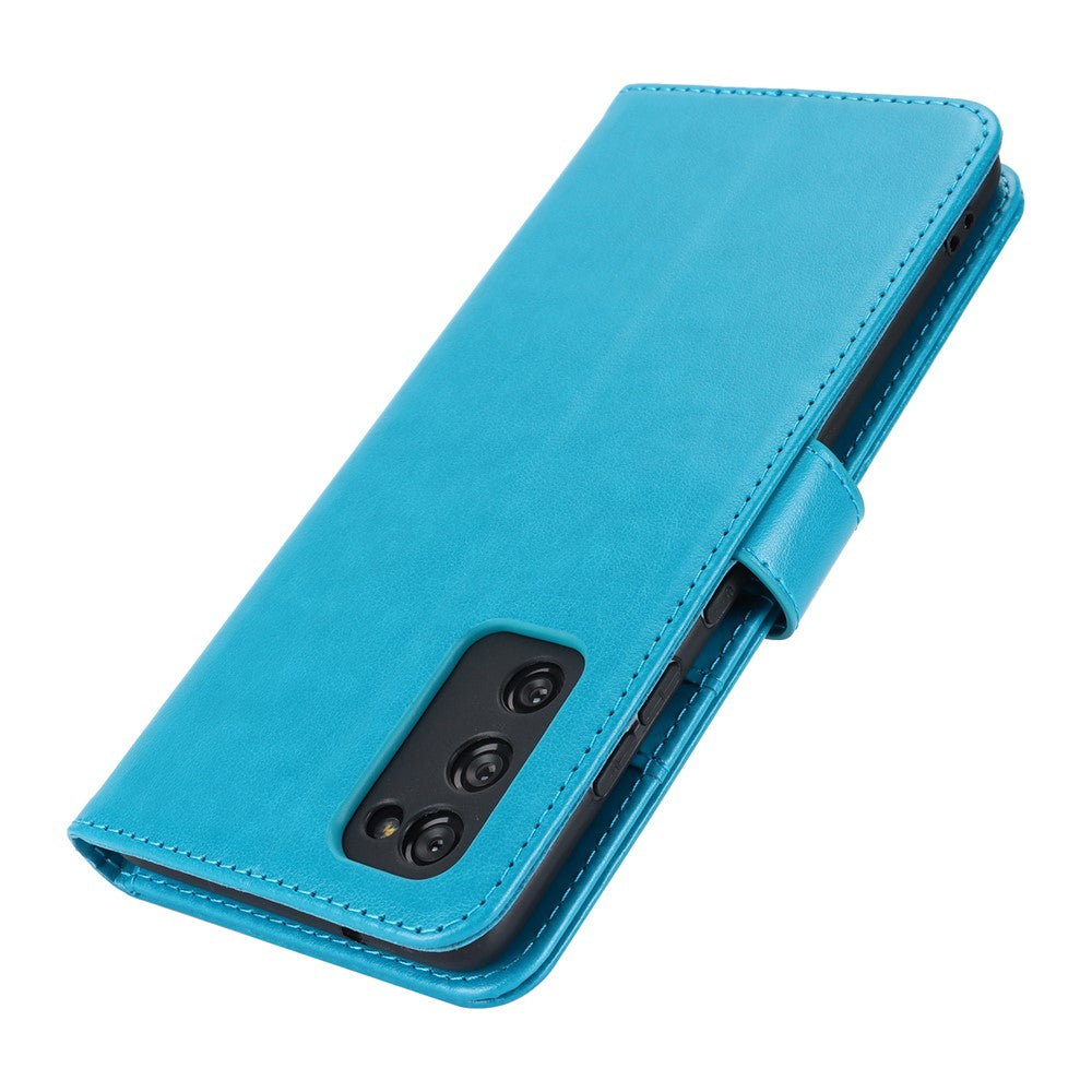 Galaxy S20 FE 4G/5G / S20 Lite / S20 FE 2022 Wallet-Hülle – Mit Musterdruck, Kartenfächer & Riemen