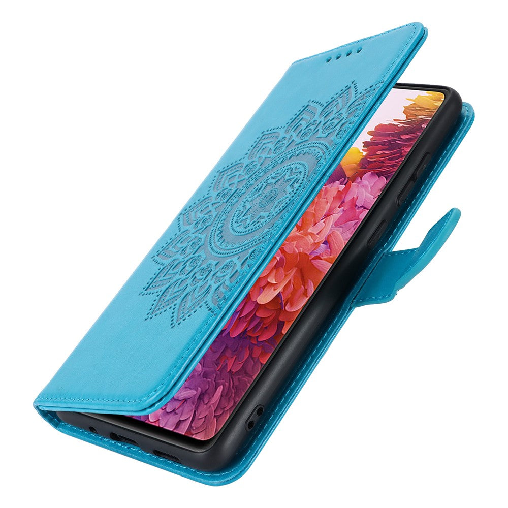 Galaxy S20 FE 4G/5G / S20 Lite / S20 FE 2022 Wallet-Hülle – Mit Musterdruck, Kartenfächer & Riemen