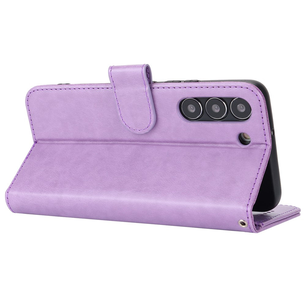 Galaxy S22 5G Wallet-Hülle – Mit Musterdruck, Kartenfächer & Riemen