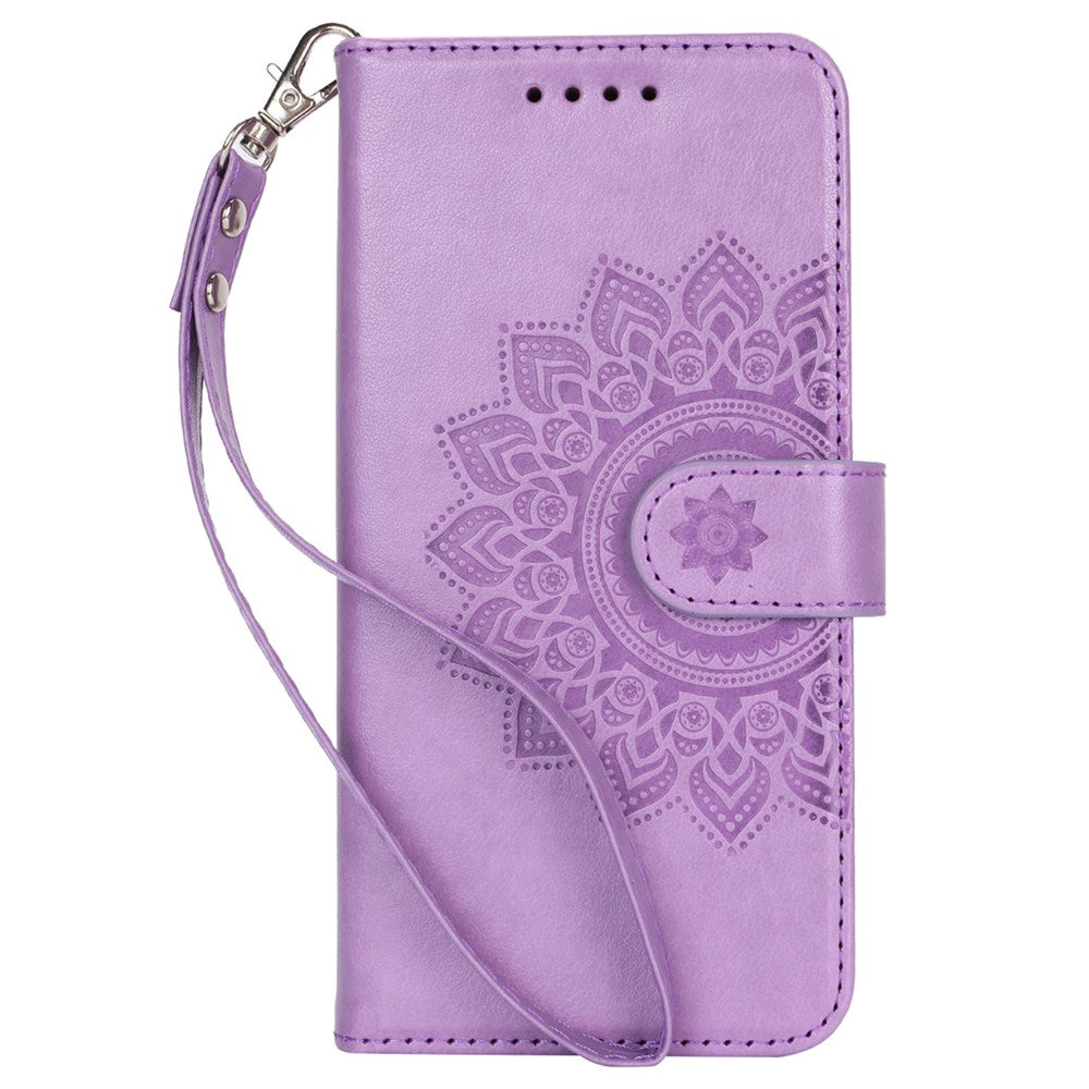 Galaxy S22 5G Wallet-Hülle – Mit Musterdruck, Kartenfächer & Riemen