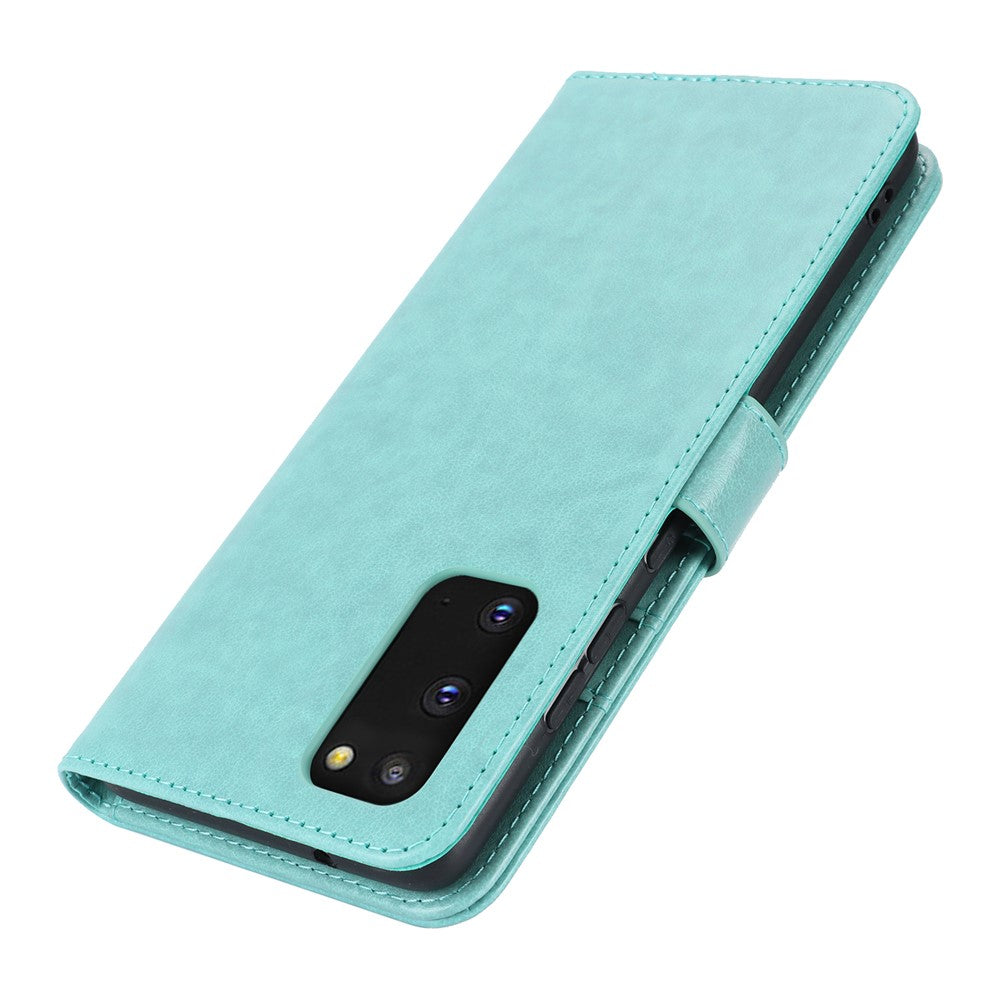 Galaxy S20 4G/5G Wallet-Hülle – Mit Musterdruck, Kartenfächer & Riemen