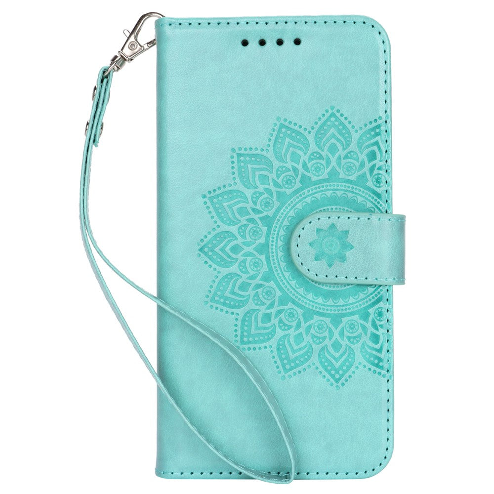 Galaxy S20 4G/5G Wallet-Hülle – Mit Musterdruck, Kartenfächer & Riemen