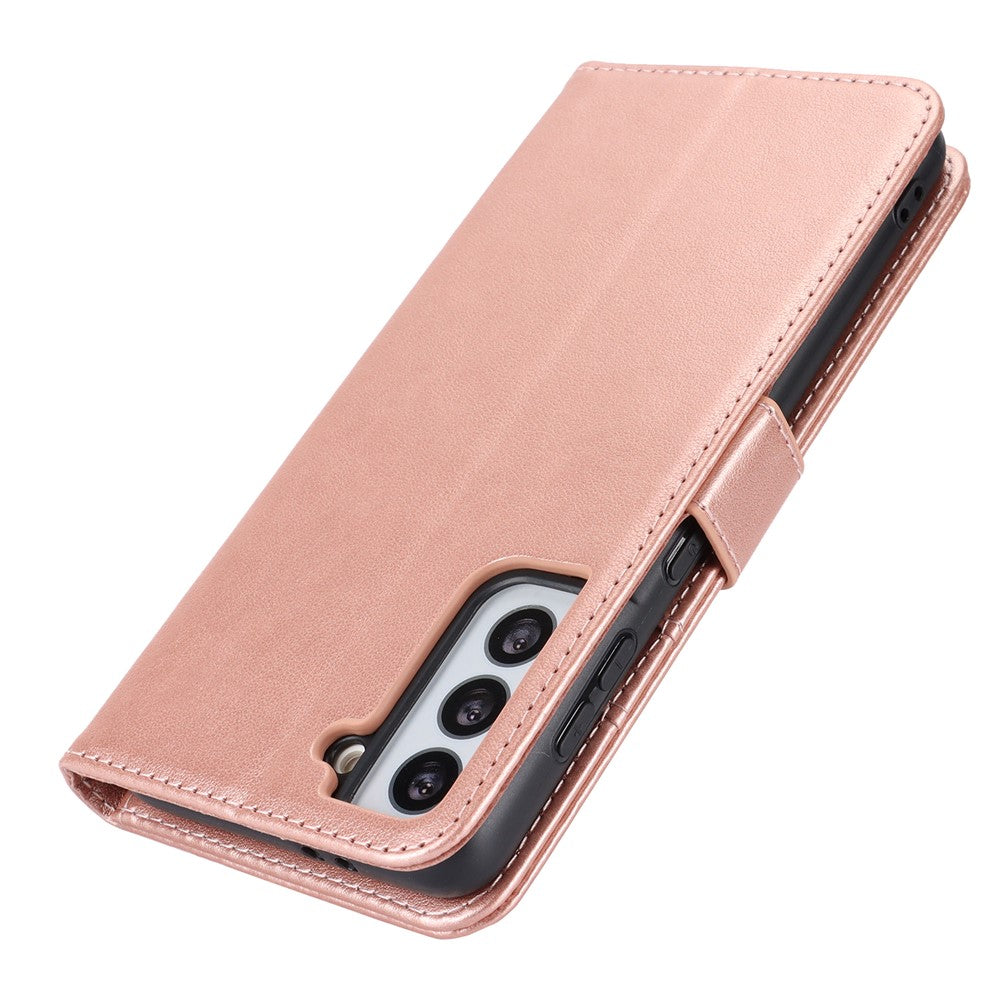 Galaxy S21 5G/4G Wallet-Hülle – Mit Musterdruck, Kartenfächer & Riemen