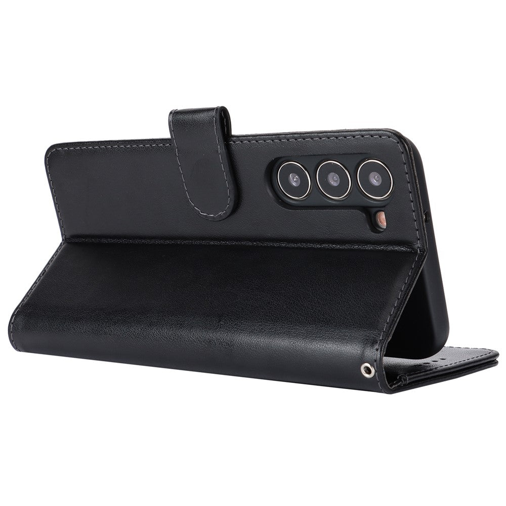 Galaxy S23 Plus Wallet-Hülle – Mit Musterdruck, Kartenfächer & Riemen