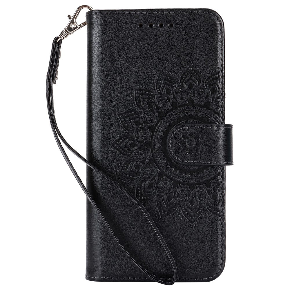 Galaxy S23 Plus Wallet-Hülle – Mit Musterdruck, Kartenfächer & Riemen