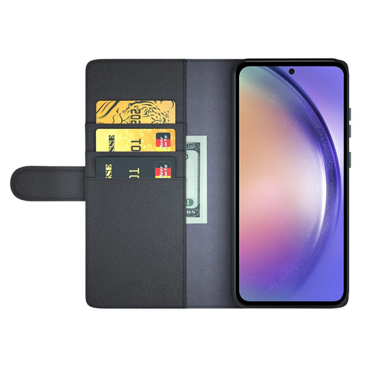 Galaxy A55 5G Echtleder Hülle mit Kartenfach