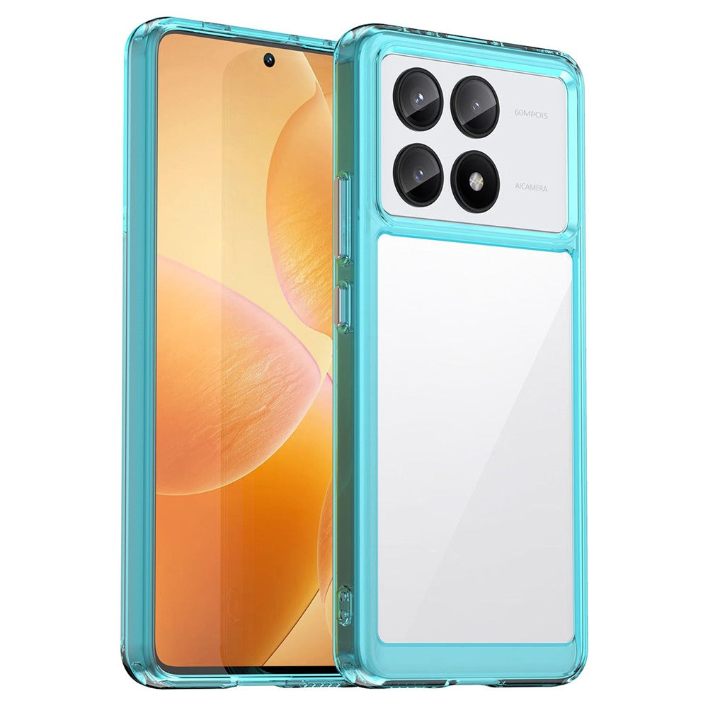 For Xiaomi Redmi K70E 5G / Poco X6 Pro 5G Case Shock Absorbing TPU+Acrylic Protective Back Shell