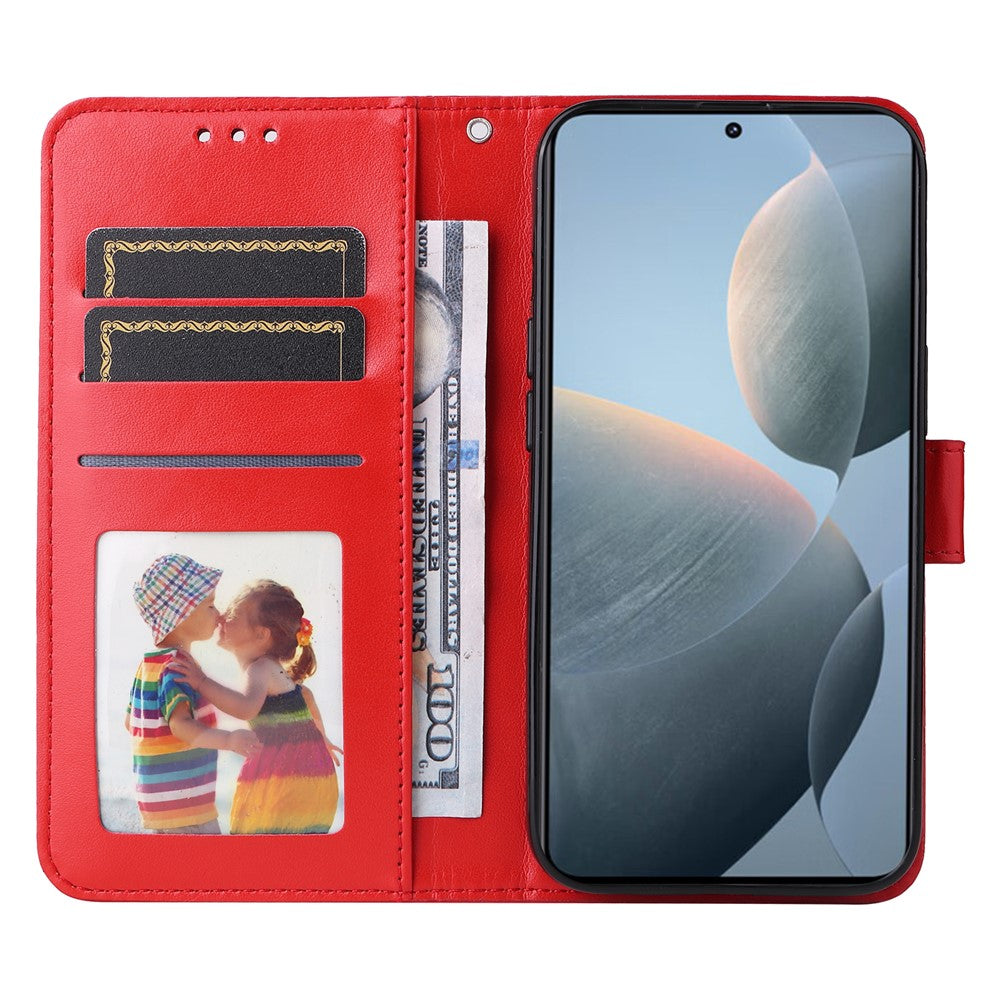 For Xiaomi Poco F6 Pro 5G / Redmi K70 5G / K70 Pro 5G Case Stand Imprinted PU Leather Phone Cover Wallet