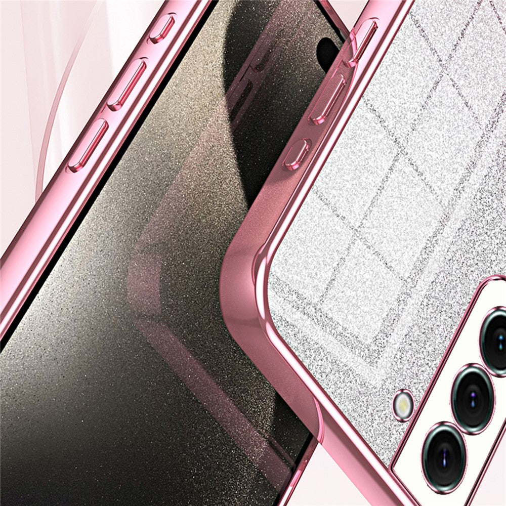 Galaxy S22 Plus 5G Glitzer-Hülle – Weiche Textur