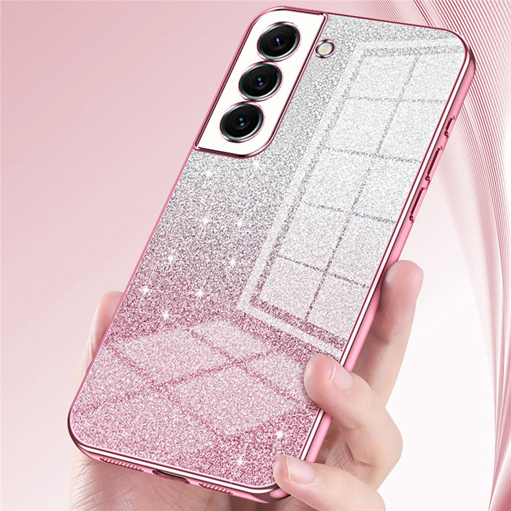 Galaxy S22 Plus 5G Glitzer-Hülle – Weiche Textur