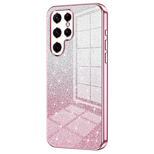 Galaxy S22 Ultra 5G Glitzer-Hülle – Weiche Textur