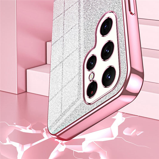Galaxy S22 Ultra 5G Glitzer-Hülle – Weiche Textur