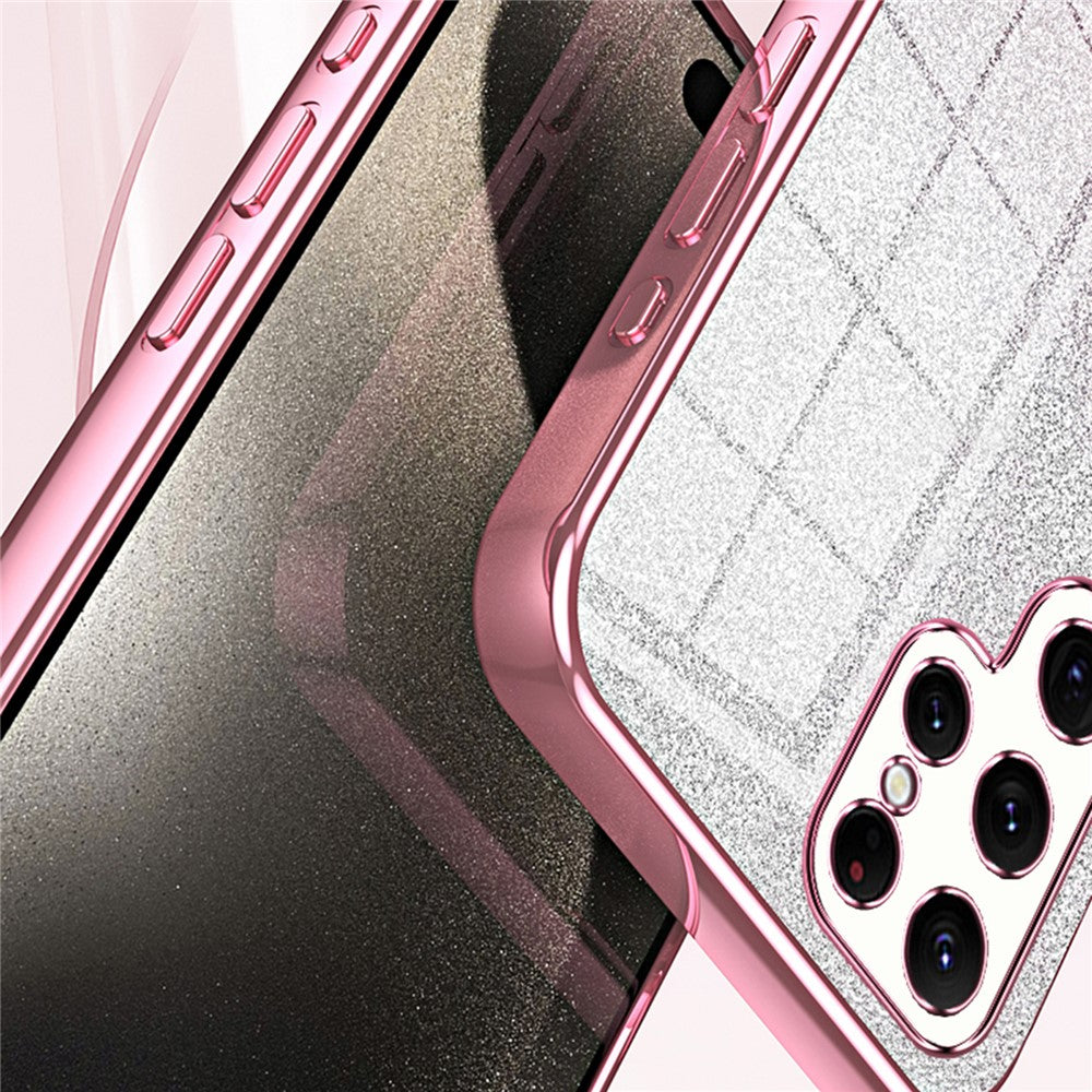 Galaxy S22 Ultra 5G Glitzer-Hülle – Weiche Textur