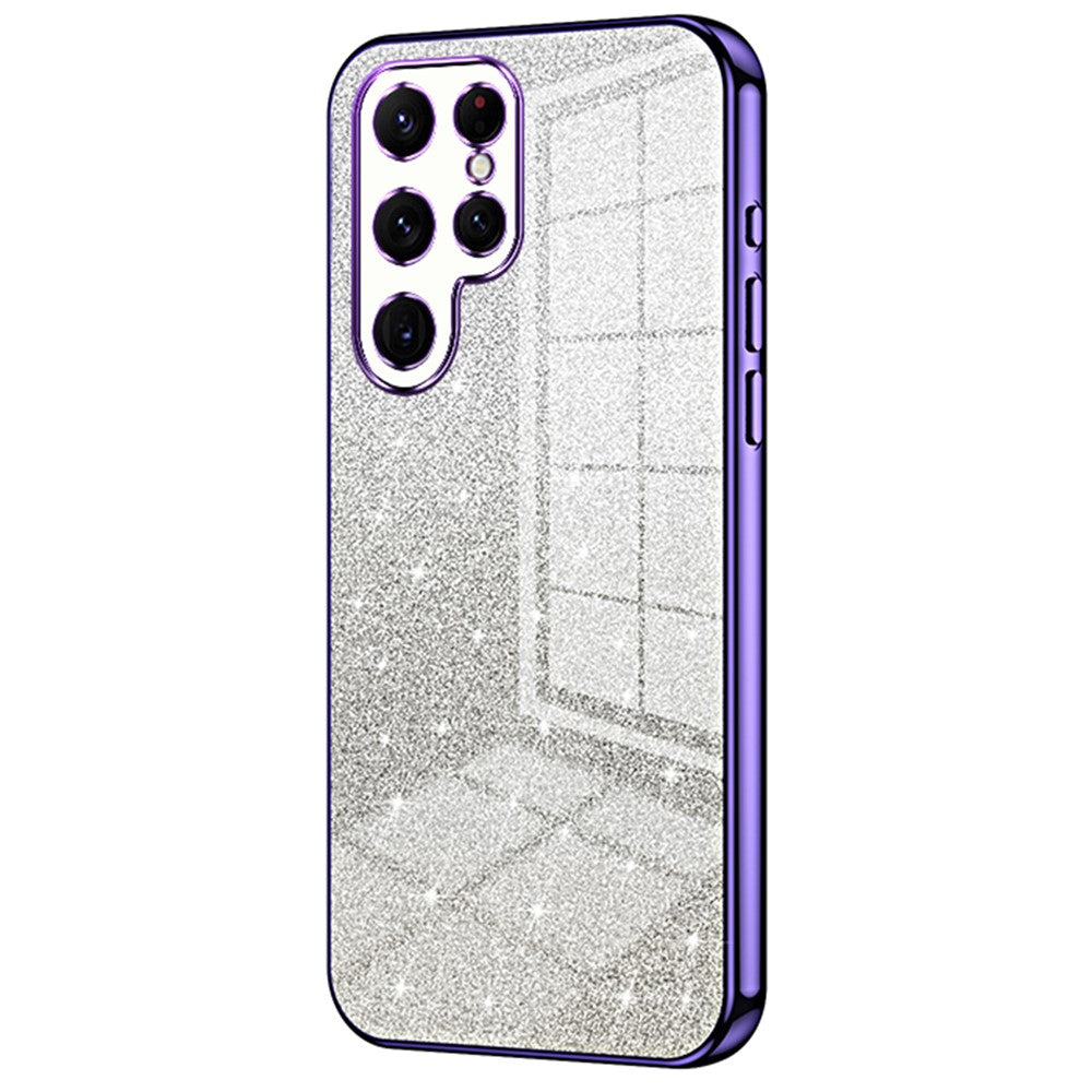Galaxy S22 Ultra 5G Glitzer-Hülle – Weiche Textur