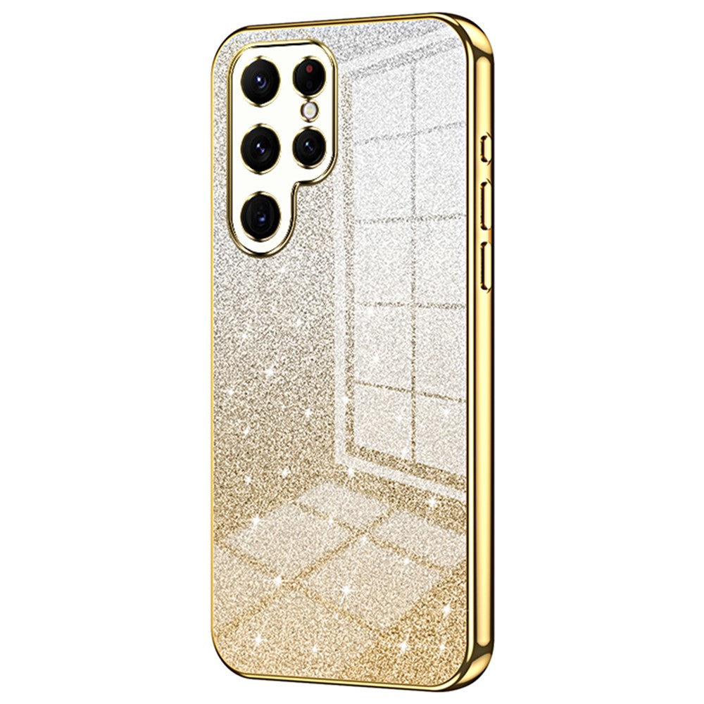 Galaxy S22 Ultra 5G Glitzer-Hülle – Weiche Textur