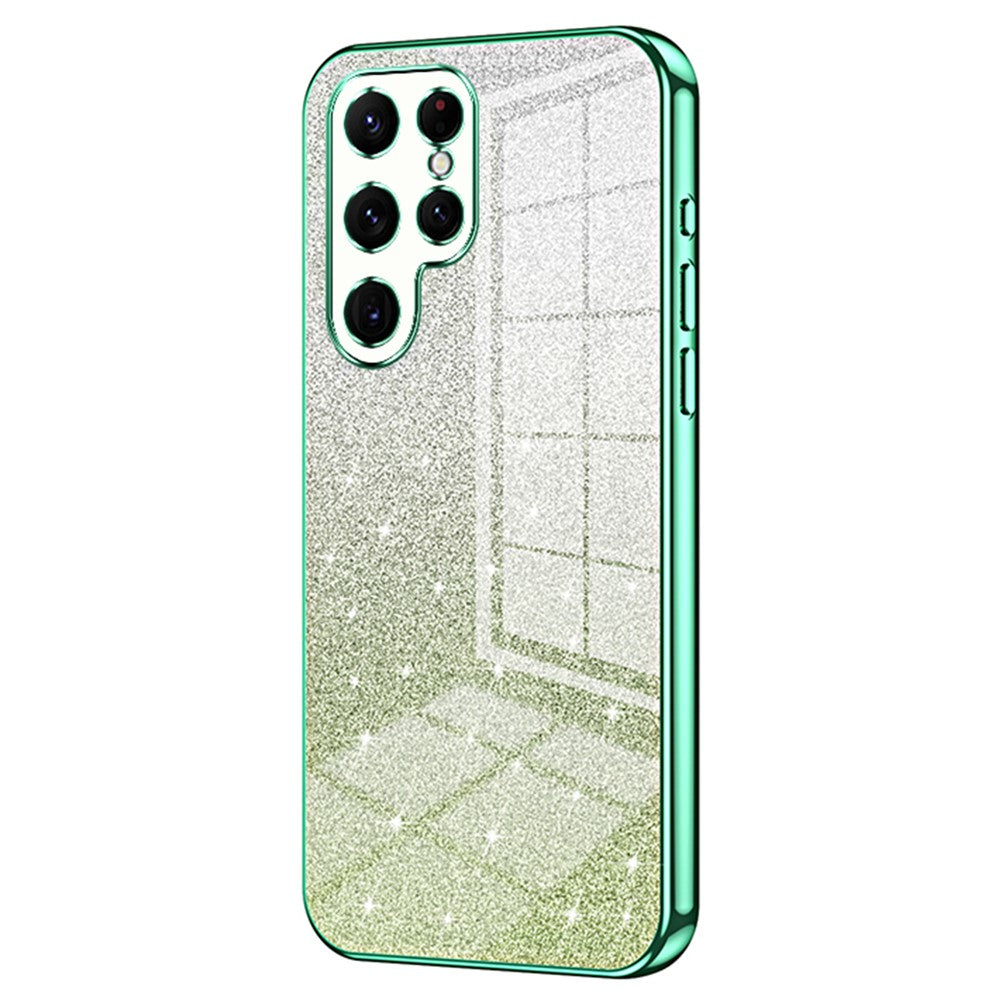 Galaxy S22 Ultra 5G Glitzer-Hülle – Weiche Textur