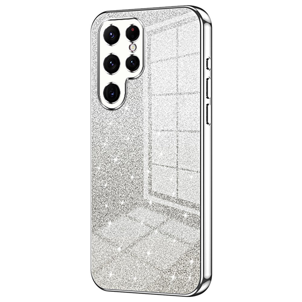 Galaxy S22 Ultra 5G Glitzer-Hülle – Weiche Textur