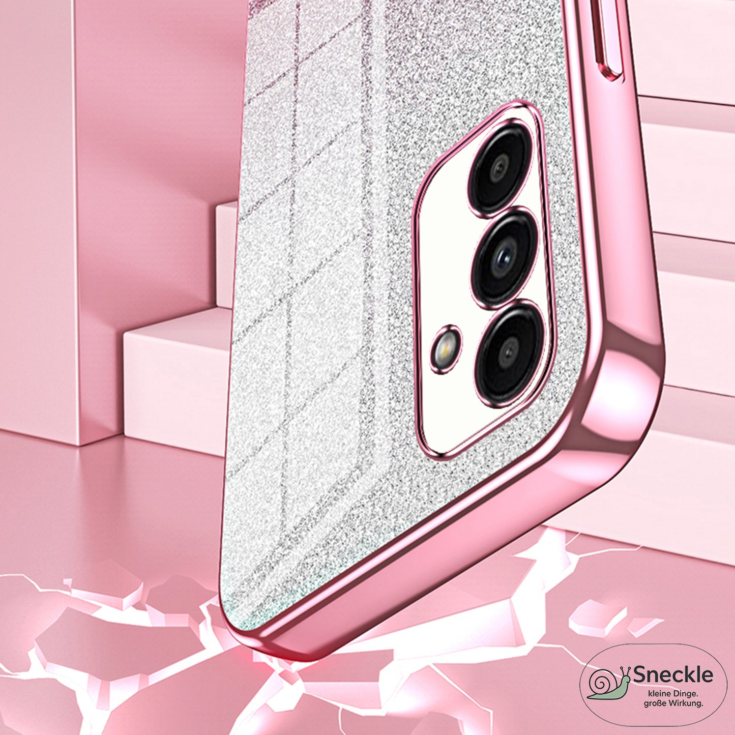 Galaxy A13 5G Glitzerhülle – Farbverlauf – Electroplated TPU