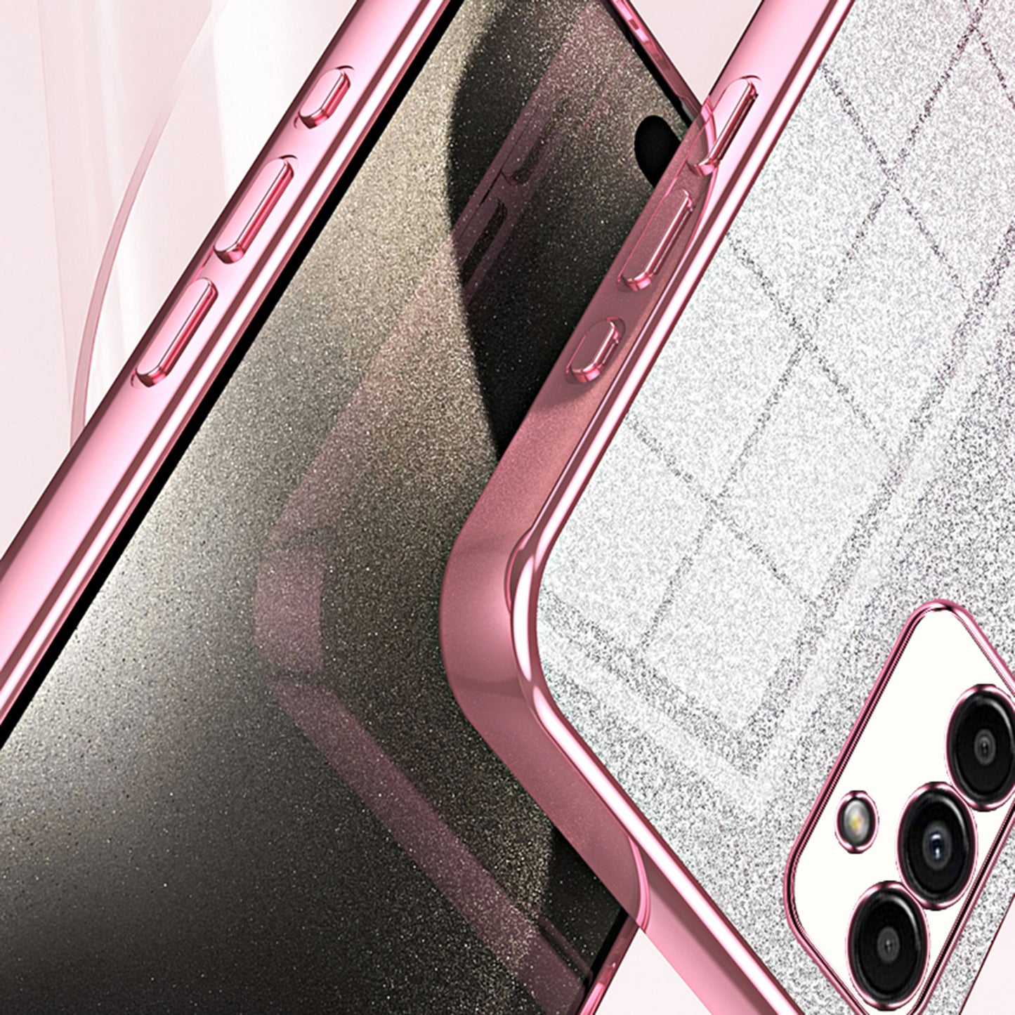 Galaxy A13 5G Glitzerhülle – Farbverlauf – Electroplated TPU