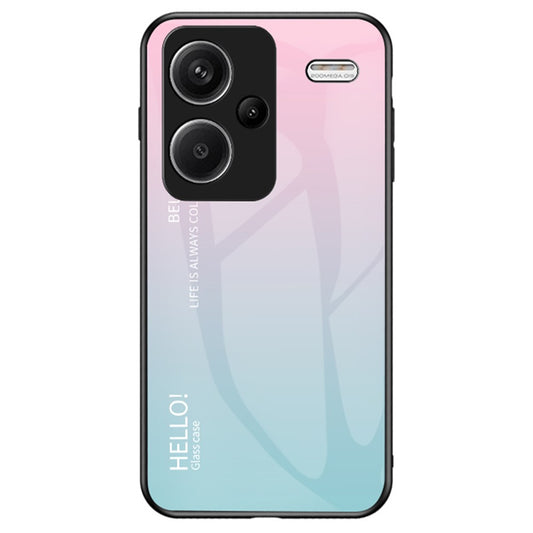 Xiaomi Redmi Note 13 Pro+ 5G Handyhülle – Fallschutz aus gehärtetem Glas mit Farbverlauf