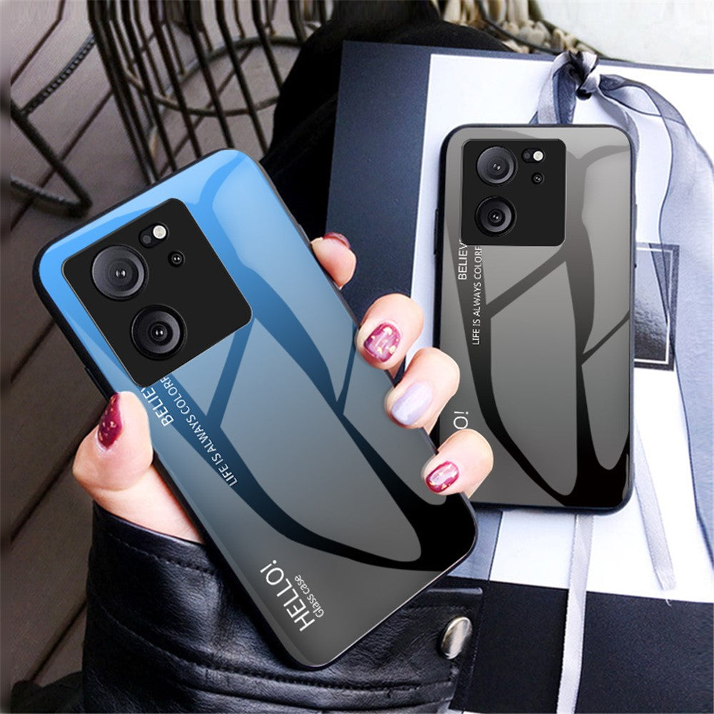 For Xiaomi 13T / 13T Pro / Redmi K60 Ultra Tempered Glass+PC+TPU Phone Case