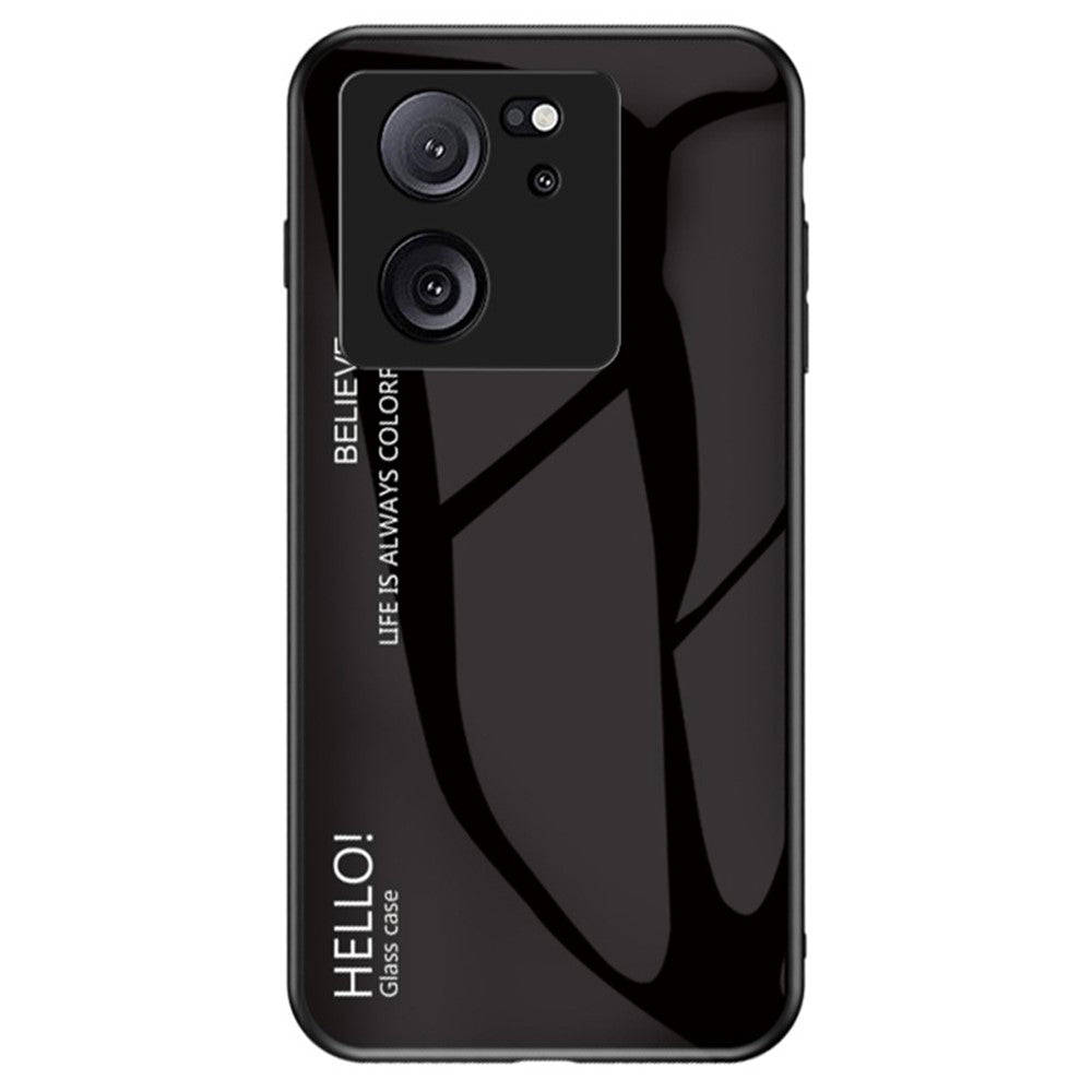 For Xiaomi 13T / 13T Pro / Redmi K60 Ultra Tempered Glass+PC+TPU Phone Case
